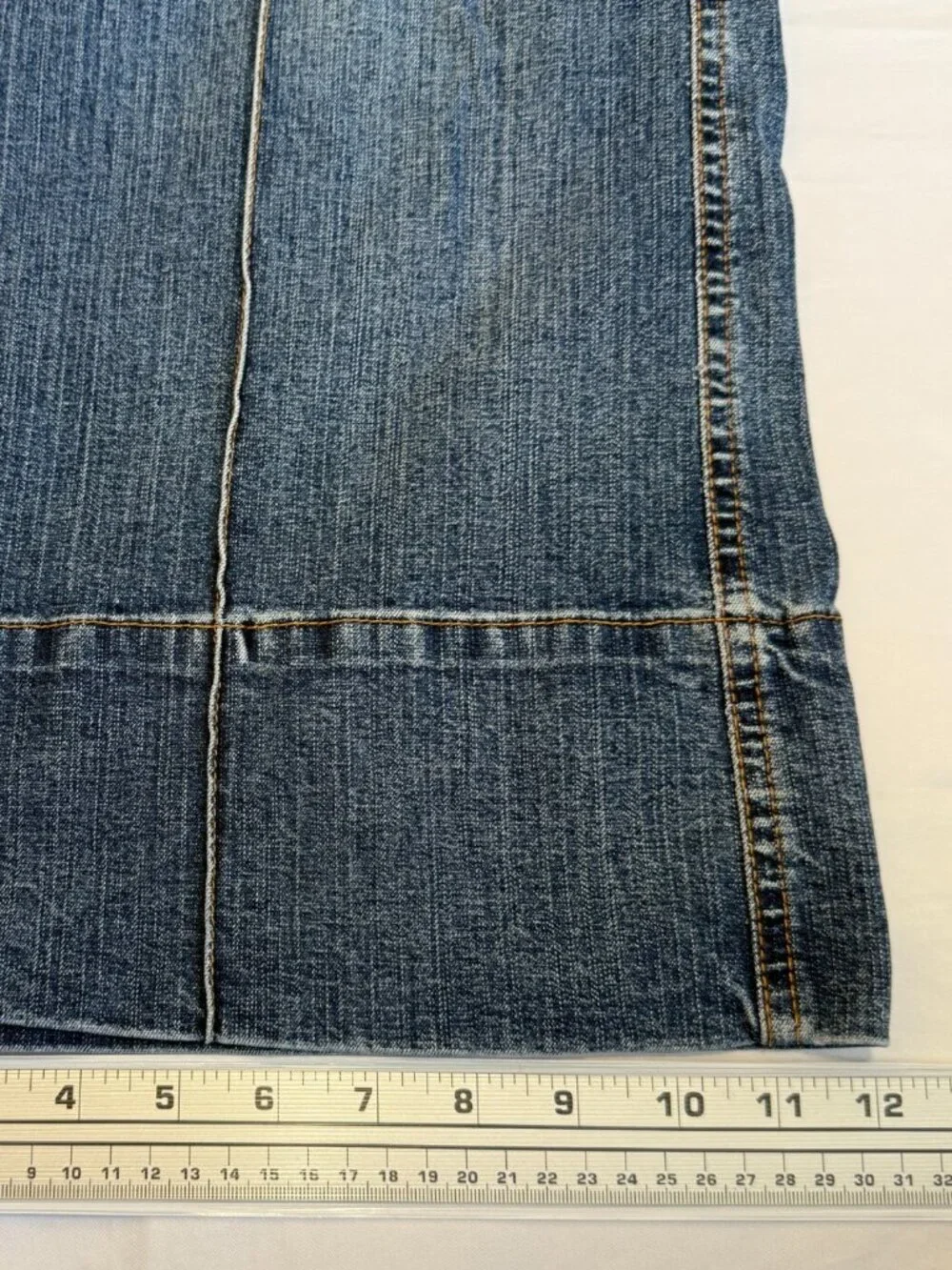 a.n.a A NEW APPROACH HIGH RISE CROP WIDE LEG MEDIUM WASH STRETCH JEANS WOMENS 16 - Picture 13 of 16